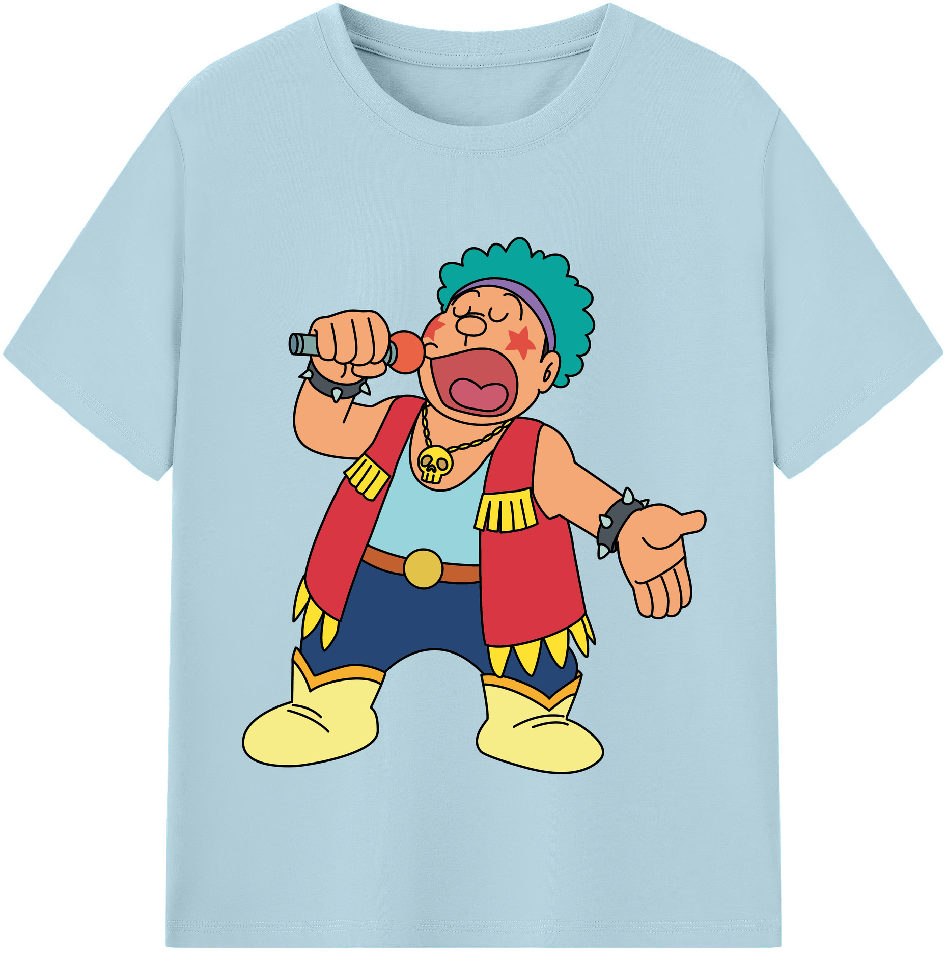 （画像用） ドラえもん 剛田武 Doraemon Gouta Takeshi 綿100％半袖Tシャツ（フロントプリント）